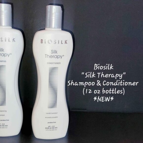 Biosilk "Silk Therapy" Shampoo & Conditioner *NEW* - Picture 2 of 2